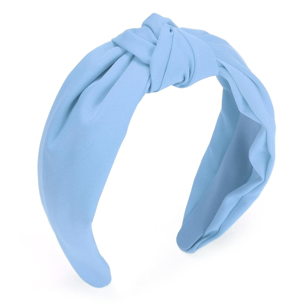 Etercycle front view light blue headband shows clean shape and easy style