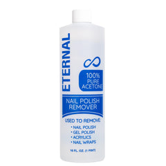 Eternal bottle front 16oz showing product and size benefit