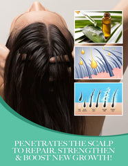 Ethereal Nature product in use massaged into scalp showing cooling refresh benefit