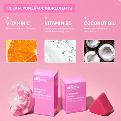 Ethique conditioner bar close-up with ingredient visual suggesting nourishing benefits
