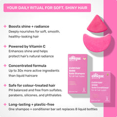 Ethique conditioner bar side profile highlighting smooth texture for easy application