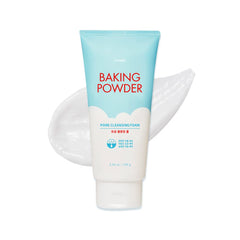 ETUDE front packaging showing baking powder cleanser and product benefit