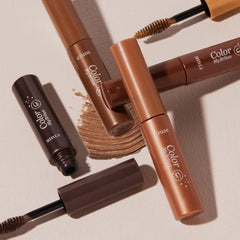 ETUDE before and after brows comparison showing fuller, defined results