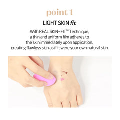 ETUDE creamy texture close-up showing smooth blendability advantage