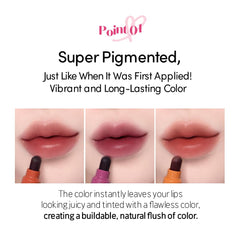 ETUDE arm swatch of #12 mocha brown showing high pigment payoff