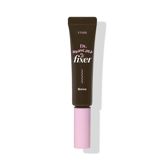 ETUDE front tube of Dr. Mascara Fixer showing compact packaging and portability