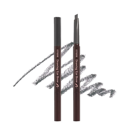 ETUDE eyebrow pencil front packaging showing pencil and cap benefit quick identification