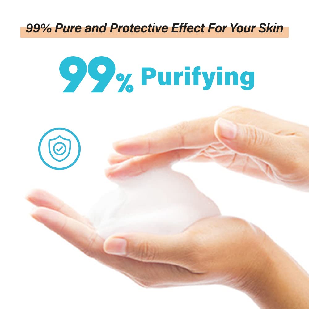 ETUDE dispensing foam in hand illustrating easy application and makeup removal