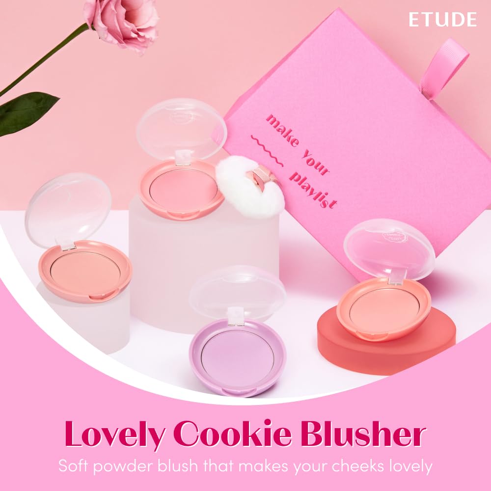 ETUDE open compact with puff demonstrating easy application benefit