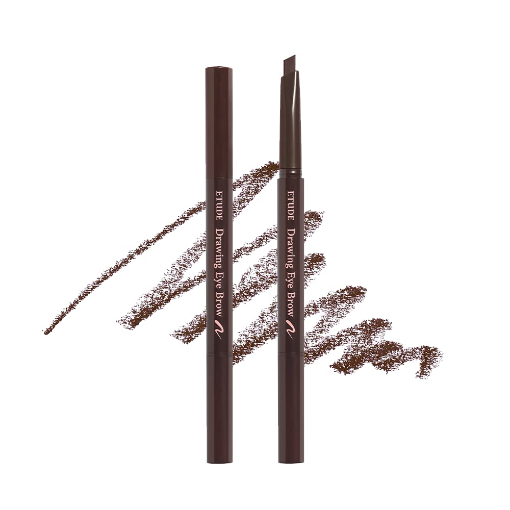 ETUDE pencil front packaging showing shade and neat tip for defined brows