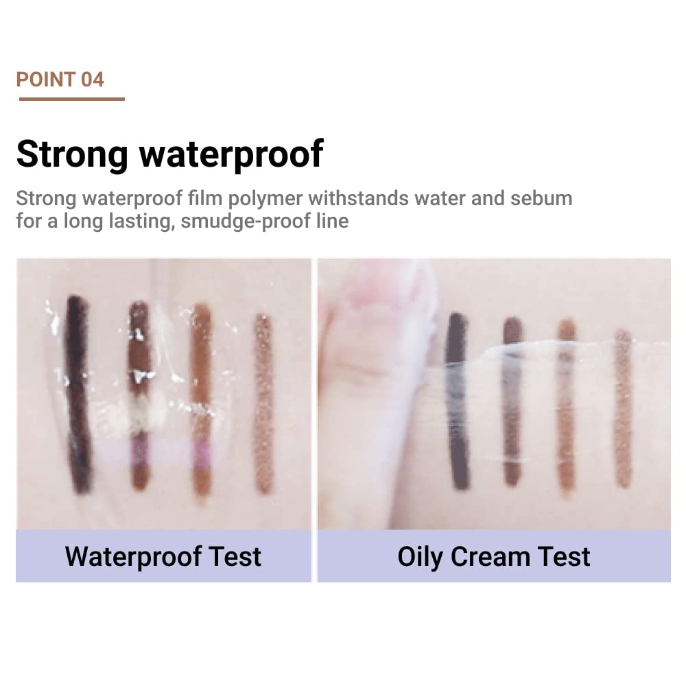 ETUDE cap removed to reveal tip highlighting sharpenable point for precision