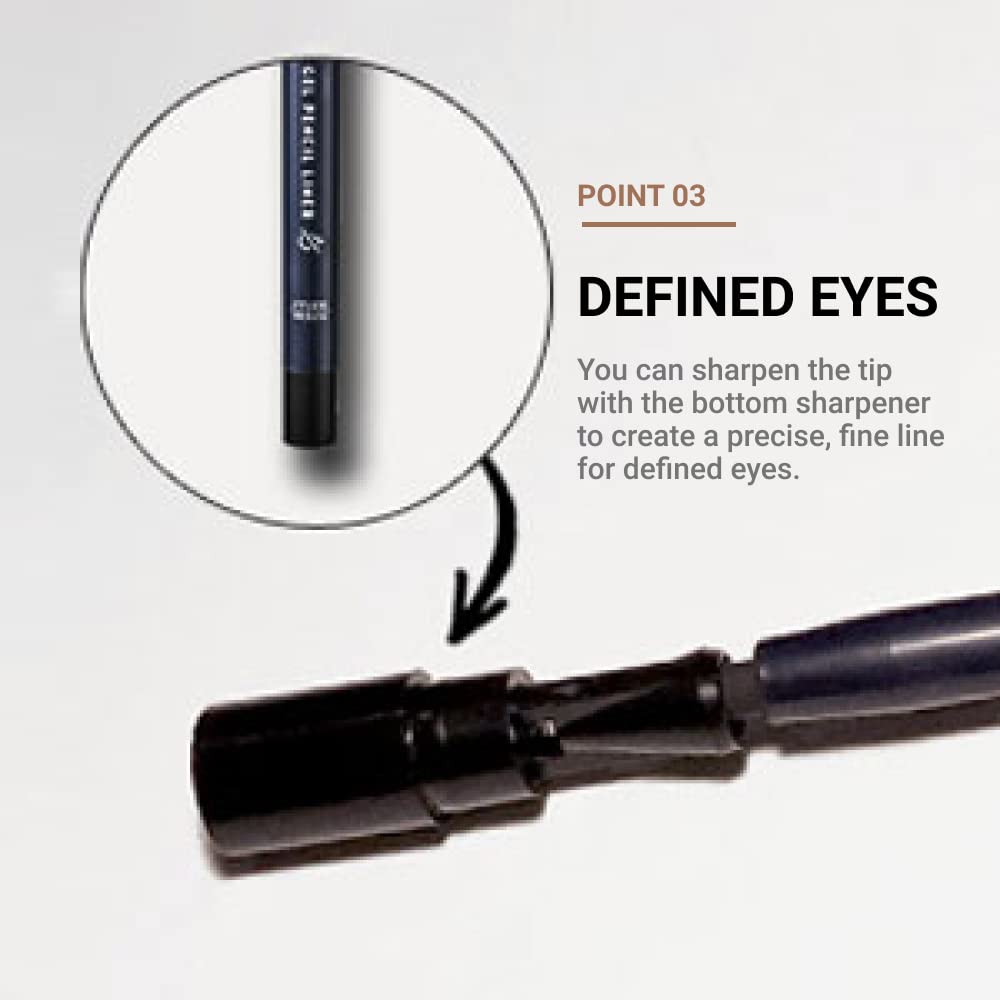 ETUDE application on eyelid demonstrating defined lashline and wearable shimmer