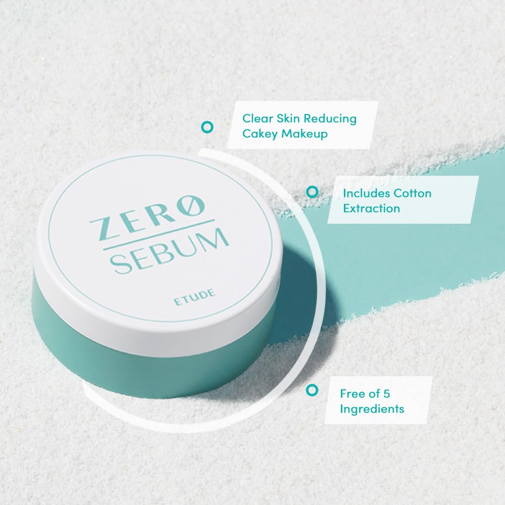 ETUDE application on T-zone demonstrating oil control and natural matte look