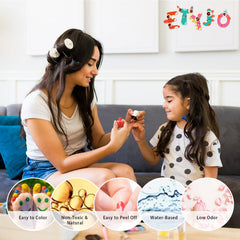 ETYJO six candy colors lined up showing vibrant shades for creative play