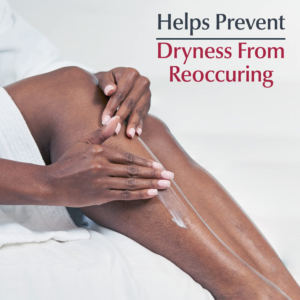 Hand applying Eucerin cream demonstrating quick hydration benefit