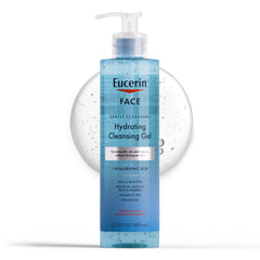 Eucerin front bottle showing product and easy dispensing benefit