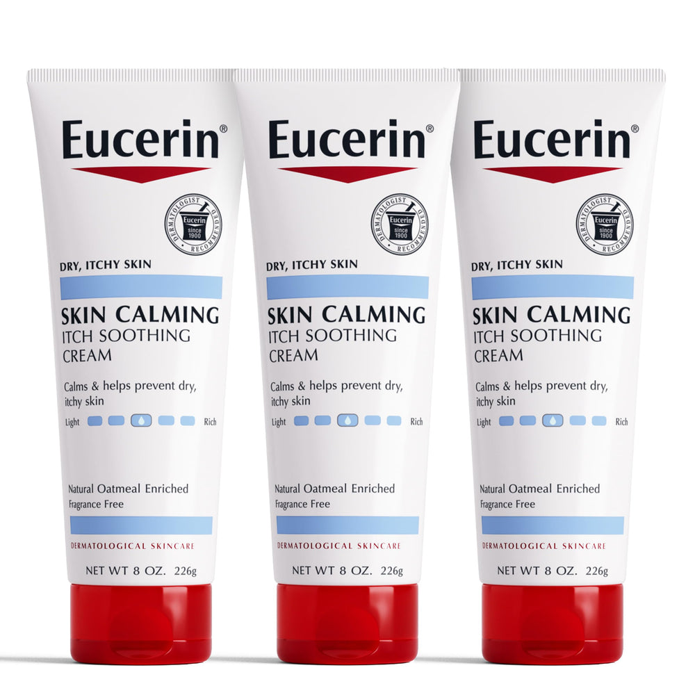Eucerin front packaging showing tube and branding for trusted hydration