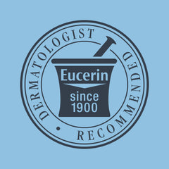 Eucerin three-bottle pack arranged to show value and multiple-location supply