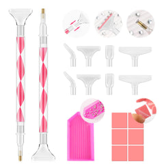 Eudaicful front packaging showing complete rhinestone picker kit and accessories for organized crafting