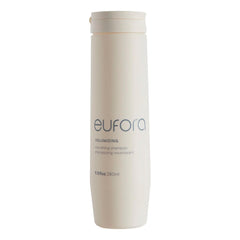 Eufora shampoo front packaging showing product and benefits