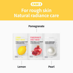 EUNYUL sheet mask applied on face demonstrating even coverage