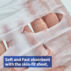 EUNYUL mask packet held in hand showing single-use portability