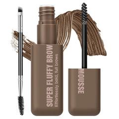 Euphily Brow Super Fluff front tube showing product branding and benefit
