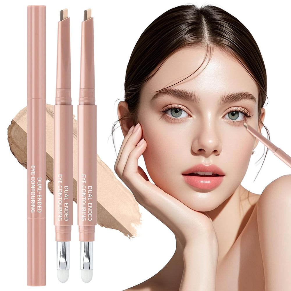 Euphily front packaging showing dual-ended beige pencils and travel-ready design