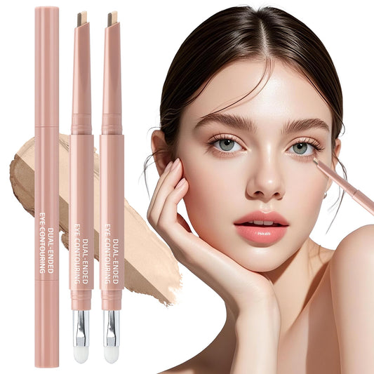 Euphily front packaging showing dual-ended beige pencils and travel-ready design