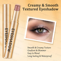 Euphily applied on upper lid demonstrating smooth coverage and quick application