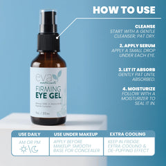 Eva Naturals pump application close-up, demonstrates controlled, hygienic dispensing