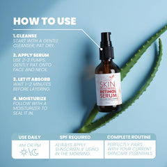 Eva Naturals serum texture on hand demonstrating lightweight hydration benefit: non-greasy finish