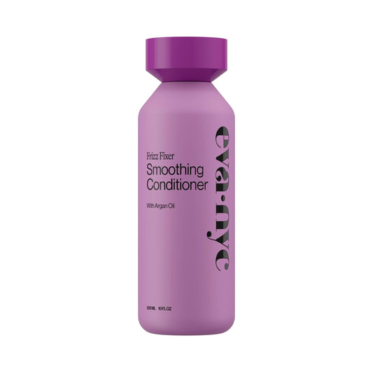 EVA·NYC front bottle showing product and warm vanilla scent benefit