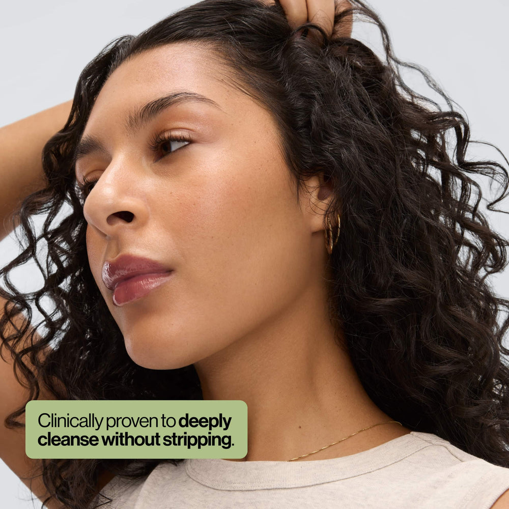 EVA·NYC in-shower use showing application and deep-clean benefit