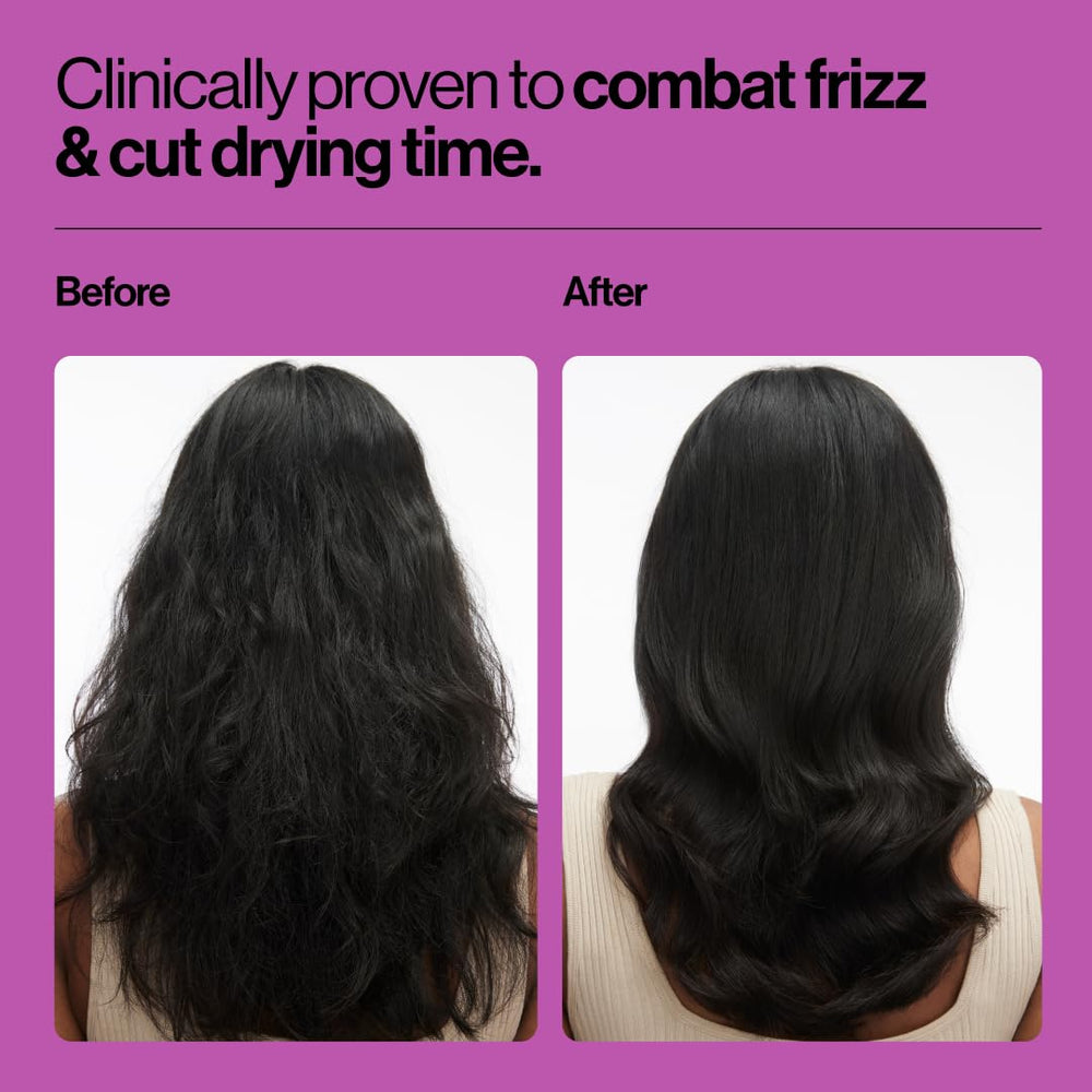 EVA·NYC in use during blow-dry to reduce time and frizz