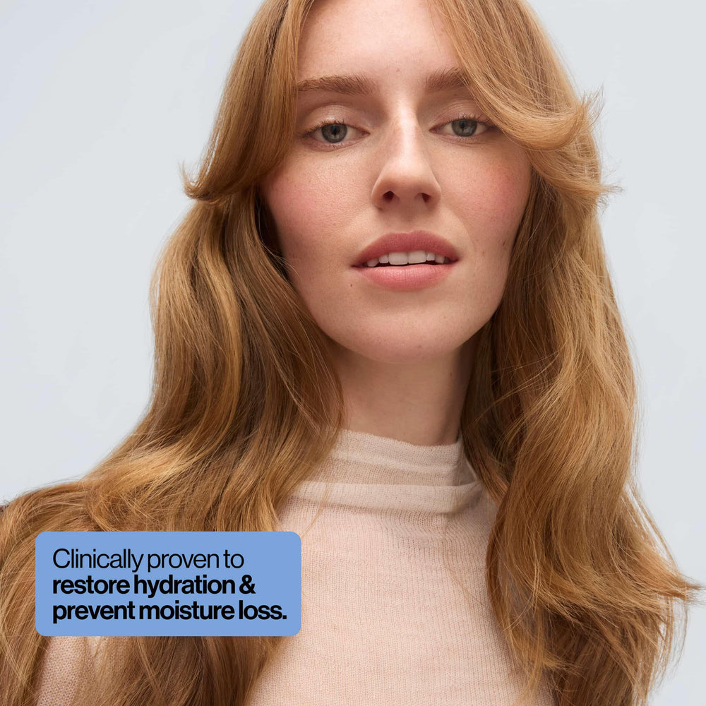 Eva NYC jelly texture close-up, showcases lightweight absorbent formula benefit