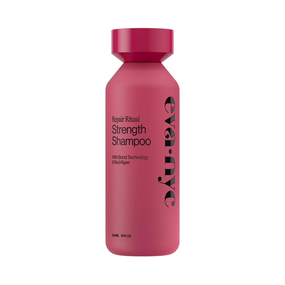 EVA·NYC bottle front packaging shows repair shampoo and benefits
