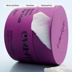 EVA·NYC jar next to hand to show true 8.4 fl oz scale