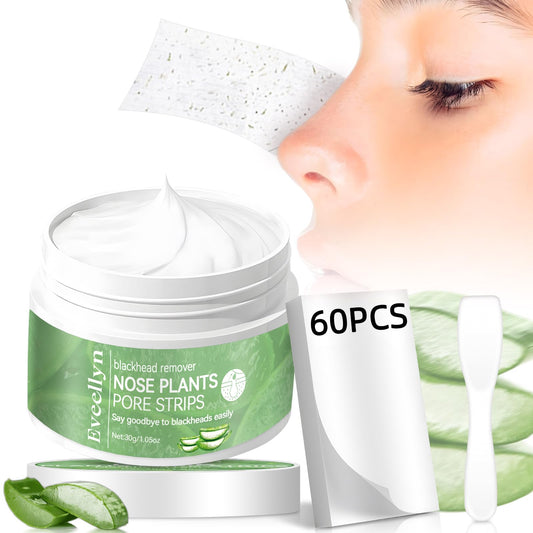 Eveellyn front packaging showing 60 strips and benefits for clearer skin