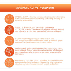 EVELINE COSMETICS label close-up revealing active complex and ingredient transparency for informed choice