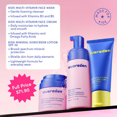 Evereden face cream texture swatch showing lightweight hydration benefit