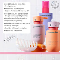 Evereden shampoo foam texture highlighting gentle cleanse benefit