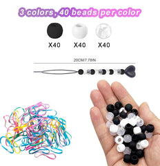 Everfunny beader tool in use threading beads quickly for neat braids
