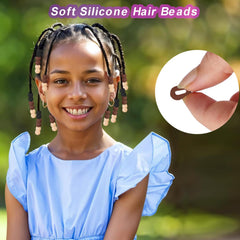 Everfunny beads threaded on braid, secure hold and decorative benefit