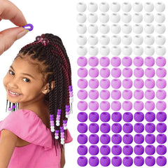 Everfunny front packaging showing purple bead kit and accessories benefit easy styling