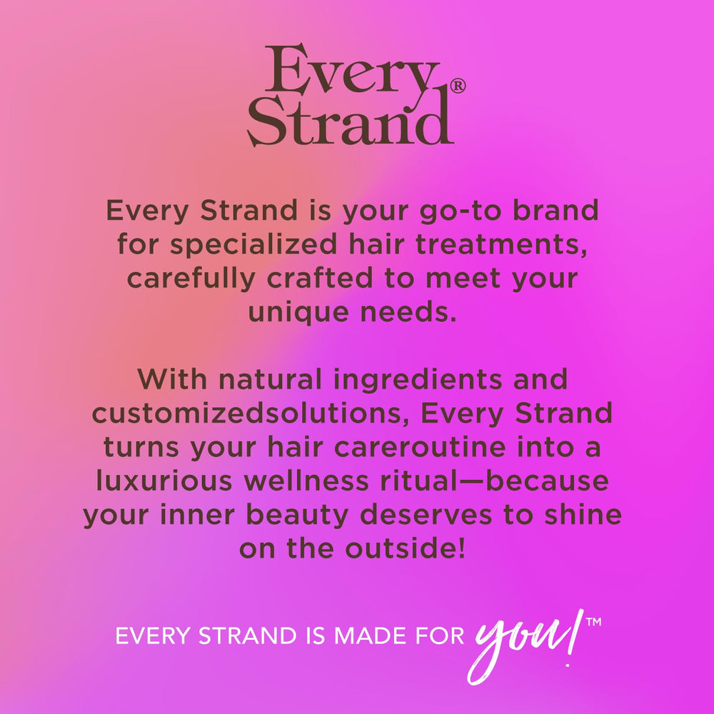 Every Strand jar scaled next to salon tools showing professional-size value