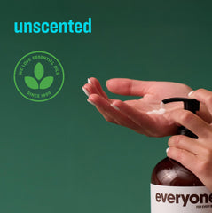 Everyone applying lotion to hands demonstrating hydration and non-greasy feel