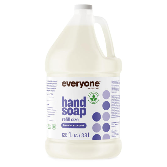 everyone brand gallon front view showing label and scent benefits