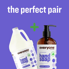 everyone bottle on bathroom counter conveying pleasant scent and home-ready use