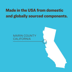 Everyone lotion 8 fl oz bottle next to a hand for size comparison and portability